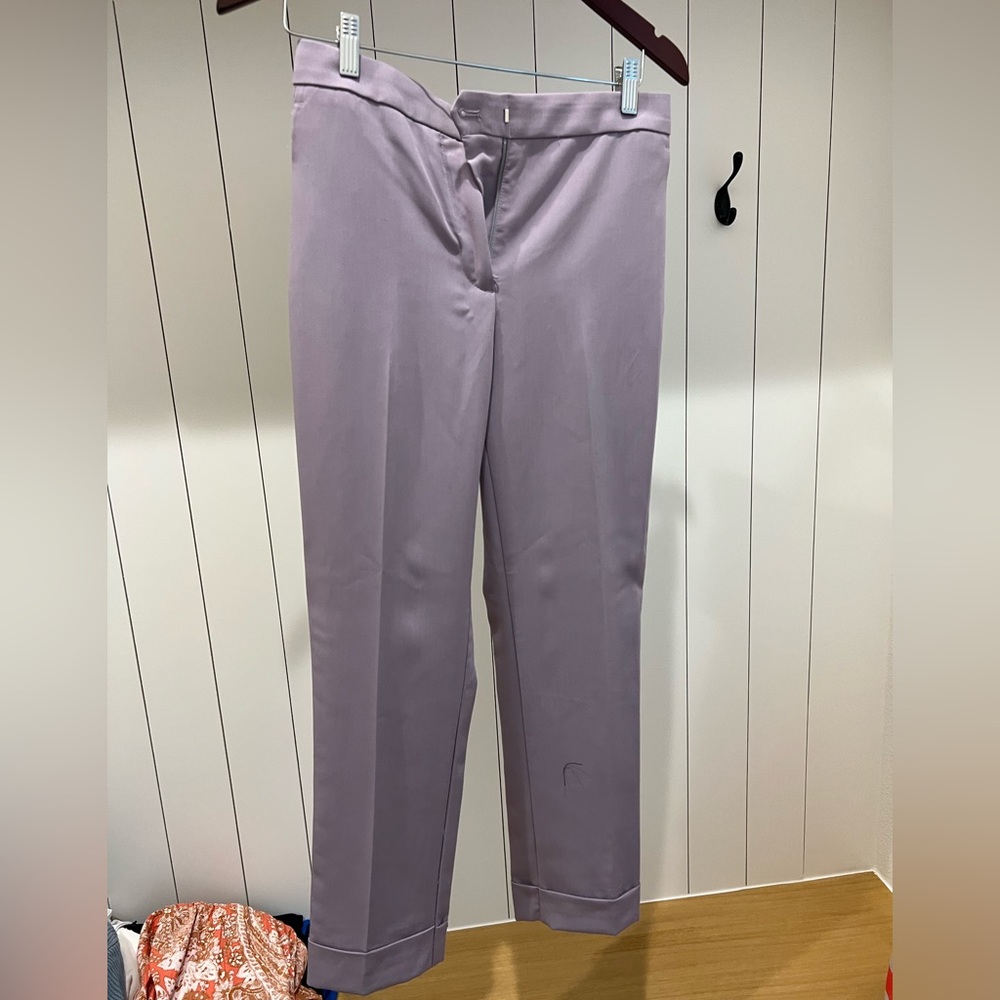 LOFT Lavender Straight-Leg Pants